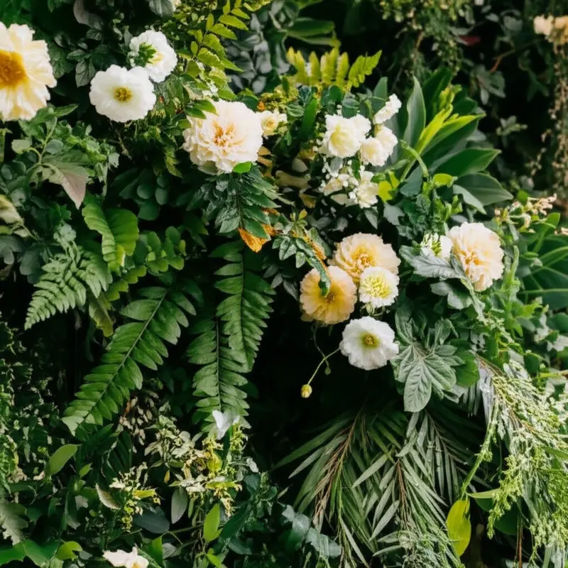 A beautiful ceremony arch adorned with vibrant floral displays, capturing the essence of Floral Aesthetic Decor.